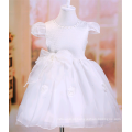 criança upscale flor menina vestido de princesa vestido rosa flor vestido de natal tutu